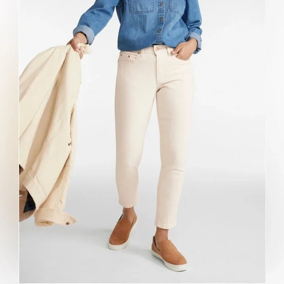 ✨NWT✨L.L. Bean BeanFlex®Jeans, High-Rise Slim-Leg Ankle - Picture 1 of 6